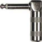 2 conectores jack acodados de 1/4? (6,35 mm)