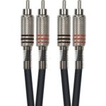 Cable de 6 metros de largo. 2 RCA machos a 2 RCA machos