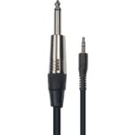 Cable de 3 metros de longitud. Mini jack stereo macho a jack mono macho