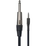 Cable de 3 metros de longitud. Mini jack mono macho a jack mono macho