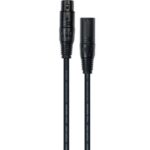 Cable de 1 metro de longitud. XLR macho a XLR hembra.