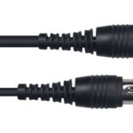 Cable de 3 metros de largo. DIN de 5 pines a DIN de 5 pines