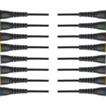 Cable de 5 metros de longitud. 8 XLR hembra a 8 XLR macho