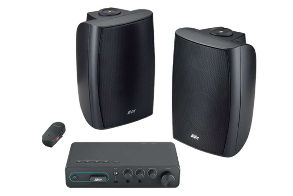 AVER AUDIO AMPLIWAVE SAA5 SISTEMA AUDIO PARA AULAS (MICROFONO, MEZCLADOR Y 2 ALTAVOCES) - Imagen 1