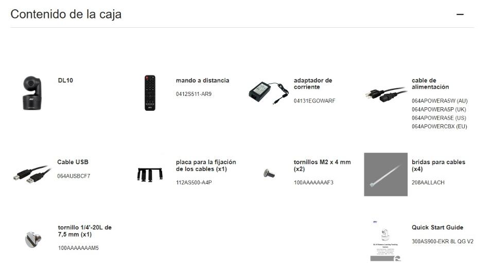 AVER CAMARA DL10 FULLHD 3X  USB/RJ45 AUTO TRACKING IA NEGRO - Imagen 4