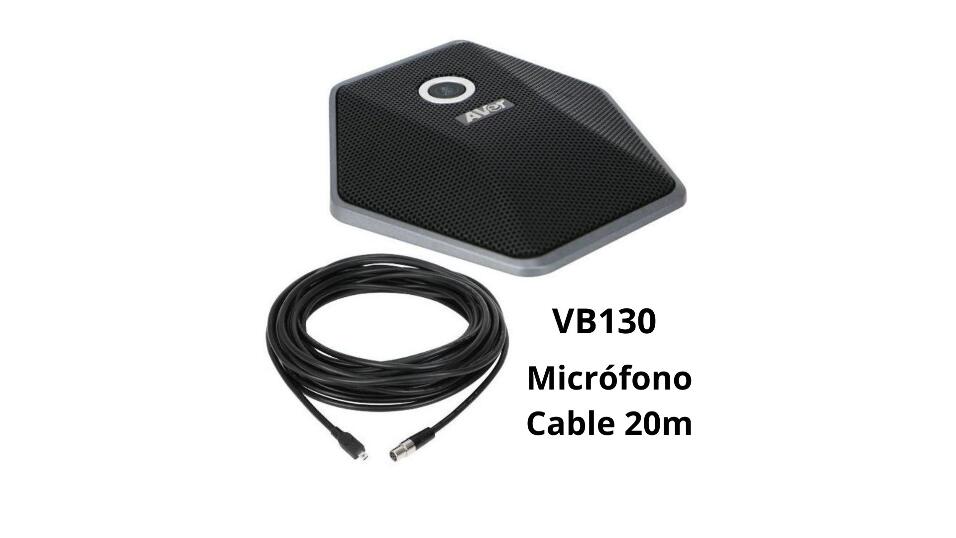 AVER EXPANSION DE MICROFONO VB130 20M - Imagen 1