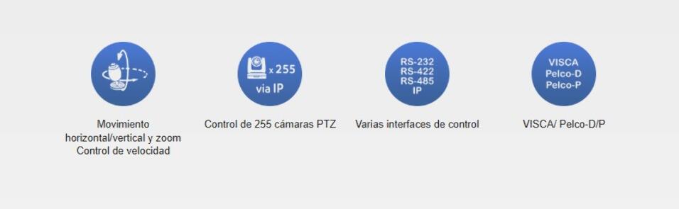 AVER PANEL CONTROL CAMARAS CL01 CON JOYSTICK IP/RS-232/422/485 VISCA/PELCO-D/P - Imagen 4
