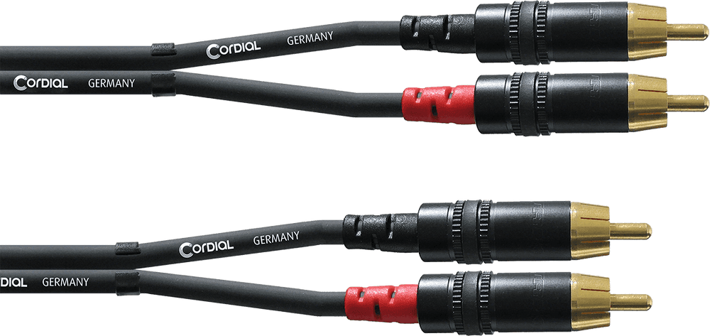 Cable de audio Rca/Rca doble 90 cm - Imagen 3