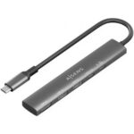 Docking USB Tipo-C  ASUC-5P022-GR/ 1xHDMI 4K/ 2xUSB/ 1xUSB Tipo-C/ 1xUSB Tipo-C PD/ Gris