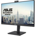 Monitor Profesional Asus BE279QFK 27"/ Full HD/ Webcam/ Multimedia/ Regulable en altura/ Negro