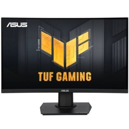 Monitor Gaming Curvo Asus TUF Gaming VG24VQER 23.6"/ Full HD/ 1ms/ 180Hz/ VA/ Negro