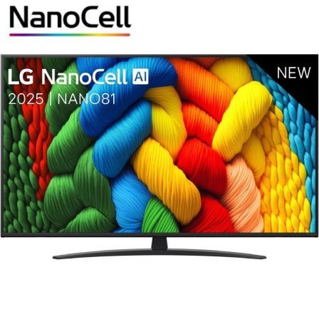 Televisor LG NanoCell 55NANO81A6A 55"/ Ultra HD 4K/ Smart TV/ WiFi - Imagen 1