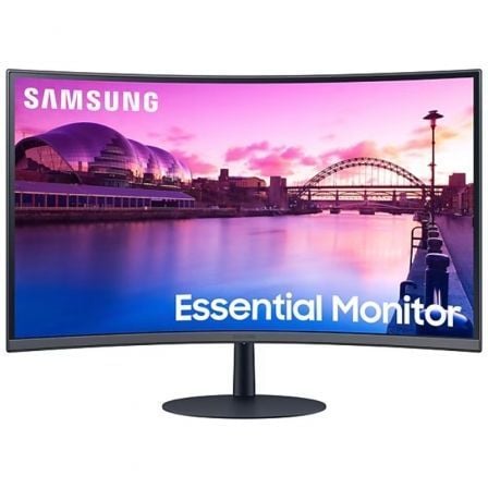 Monitor Profesional Curvo Samsung Essential Monitor S39C S27C390EAU/ 27"/ Full HD/ Multimedia/ Negro - Imagen 1
