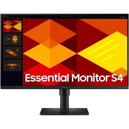Monitor Profesional Samsung Essential Monitor S4 S27D400GAU/ 27"/ Full HD/ Regulable en altura/ Negro - Imagen 1