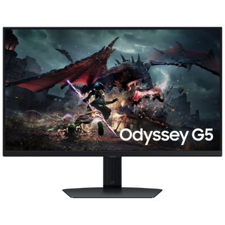 Monitor Gaming Samsung Odyssey G5 S27DG500EU 27"/ QHD/ 1ms/ 180Hz/ IPS/ Regulable en altura/ Negro - Imagen 1