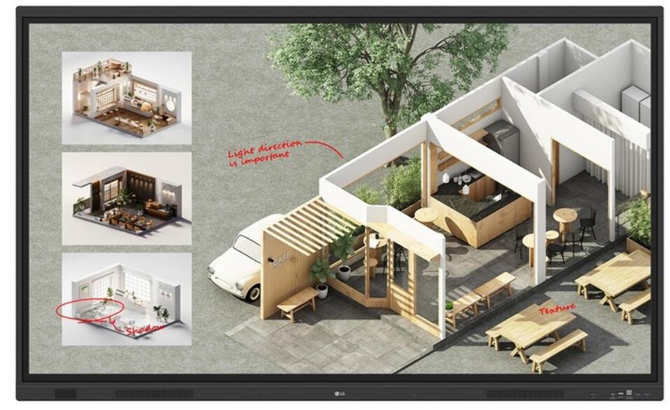 MONITOR INTERACTIVO LG 75" TR3DQ TACTIL UHD 400Cd/m² SoC Android 14 - Imagen 3