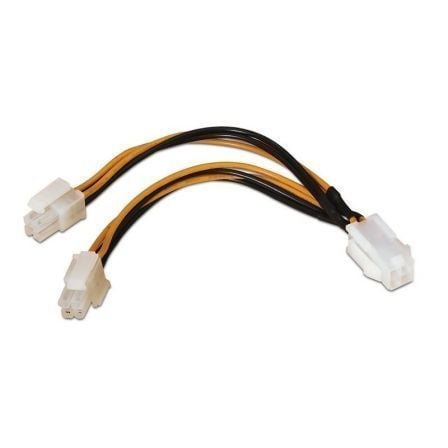 Cable Alimentación para Microprocesador  A131-0166/ Molex 4+4 PIN Macho - Molex 4 PIN Hembra/ Hasta 54W/ 15cm - Imagen 1