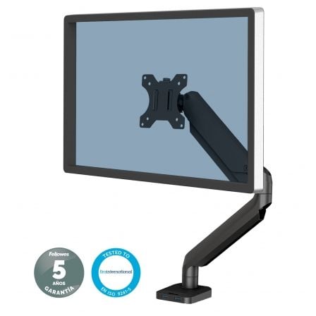Soporte de Mesa para Monitor Fellowes 8043301/ Giratorio/ Inclinable/ hasta 8kg - Imagen 1