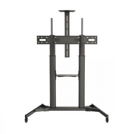 Soporte de Suelo Inclinable/ Orientable con Ruedas Fonestar STS-42106N para TV de 60-100"/ hasta 100kg - Imagen 1