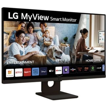 Smart Monitor LG MyView 27SR50F-B 27"/ Full HD/ Multimedia/ Smart TV/ Negro - Imagen 1