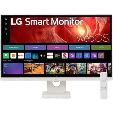 Smart Monitor LG MyView 27U731SA-W 27"/ 4K/ Smart TV/ Blanco - Imagen 1