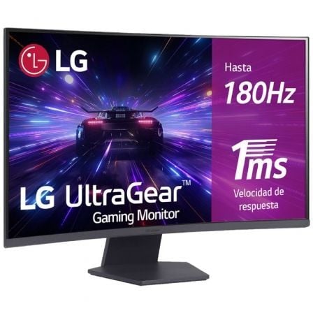 Monitor Gaming Curvo LG UltraGear 32GS60QC-B 31.5"/ QHD/ 1ms/ 180Hz/ VA/ Negro - Imagen 1