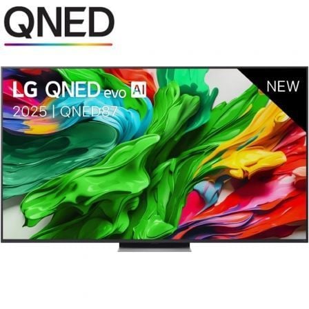 Televisor LG QNED Evo 65QNED87A6B 65"/ Ultra HD 4K/ Smart TV/ WiFi - Imagen 1
