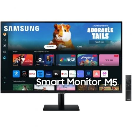 Smart Monitor Samsung M5 S32DM502EU 32"/ Full HD/ Smart TV/ Multimedia/ Negro - Imagen 1