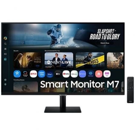 Smart Monitor Samsung M7 S32FM700UU 32"/ 4K/ Multimedia/ Smart TV/ Negro - Imagen 1