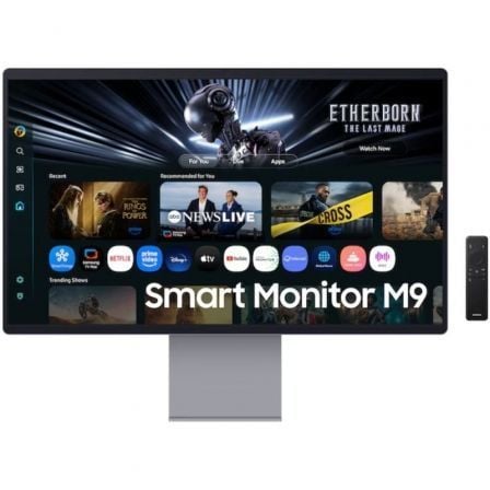 Smart Monitor Samsung M90F OLED S32FM902SU 32"/ 4K/ OLED/ Smart TV/ Multimedia/ Gris - Imagen 1
