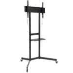 Soporte de Suelo Inclinable con Ruedas TooQ KEFRÉN FS1150M-B para TV de 37-70"/ hasta 70kg