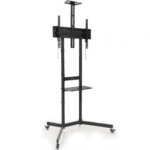 Soporte de Suelo Inclinable con Ruedas TooQ NEFERTITI FS1151M-B para TV de 37-70"/ hasta 70kg
