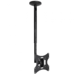 Soporte de Techo Giratorio/ Inclinable/ Nivelable TooQ LPCE2301TSLI-B para TV de 23-42"/ hasta 30kg