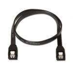 Cable SATA III  A130-0157/ SATA Hembra - SATA Hembra/ Hasta 0.1W/ 768Mbps/ 50cm/ Negro