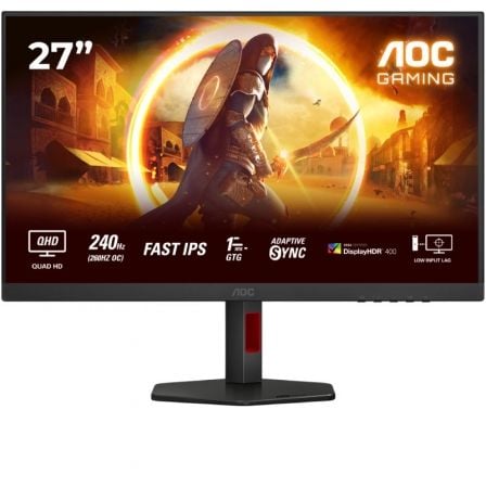 Monitor Gaming AOC Q27G4ZR 27"/ QHD/ 0.3ms/ 260Hz/ IPS/ Multimedia/ Regulable en altura/ Negro - Imagen 1