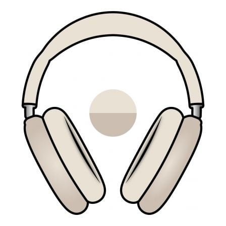 Auriculares Bluetooth Apple Airpods Max USB-C/ Blanco Estrella - Imagen 1