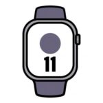 Apple Watch Series 11/ GPS/ 42mm/ Plata/ Correa Deportiva Niebla Lila (M/L)