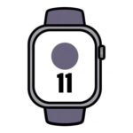 Apple Watch Series 11/ GPS/ 46mm/ Plata/ Correa Deportiva Niebla Lila (S/M)