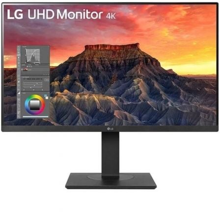 Monitor Profesional LG 27BQ65UB-B 27"/ 4K/ Multimedia/ Regulable en altura/ Negro - Imagen 1