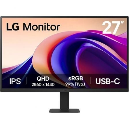 Monitor LG 27U631A-B 27"/ QHD/ Negro - Imagen 1