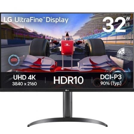 Monitor Profesional LG UltraFine 32UR550K-B 31.5"/ 4K/ Multimedia/ Regulable en altura/ Negro - Imagen 1