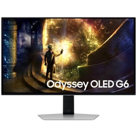 Smart Monitor Gaming Samsung OLED Odyssey G6 S27DG610SU 27"/ QHD/ 0.03ms/ 240Hz/ VA/ Regulable en altura/ Smart TV/ Plata - Imagen 1