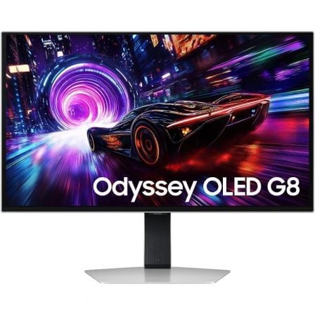Monitor Gaming Samsung Odyssey OLED G8 G81SF S27FG812SU 27"/ 4K/ 0.03ms/ 240Hz/ OLED/ Multimedia/ Regulable en altura/ Plata - Imagen 1