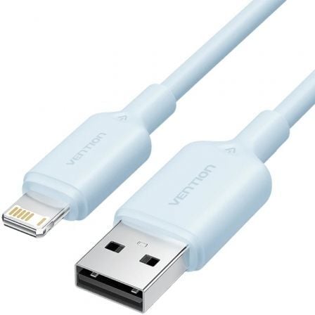 Cable USB 2.0 Lightning Vention LAMSF/ USB Macho - Lightning Macho/ 480Mbps/ 1m/ Azul - Imagen 1