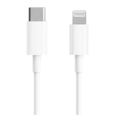 Cable USB 2.0 Tipo-C Lightning Xiaomi BHR4421GL/ USB Tipo-C Macho - Lightning Macho/ Hasta 18W/ 480Mbps/ 1m/ Blanco - Imagen 1