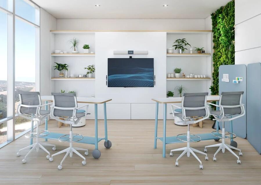 BARRA DE AUDIOCONFERENCIA NUREVA PARA SALAS MEDIANAS HDL200 BLANCO (GRIS CLARO) - Imagen 4