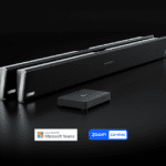 SISTEMA DE AUDIOCONFERENCIA NUREVA PARA SALAS EXTRA GRANDES HDL410 NEGRO 2 x BARRAS + 1 MÓDULO