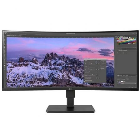 Monitor Profesional Ultraparonámico Curvo LG Business 35BN77CP-B 35"/ WQHD/ Multimedia/ Regulable en altura/ Negro - Imagen 1
