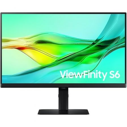 Monitor Profesional Samsung ViewFinity S6 S60UD S27D604UAU 27"/ QHD/ Regulable en Altura/ Negro - Imagen 1