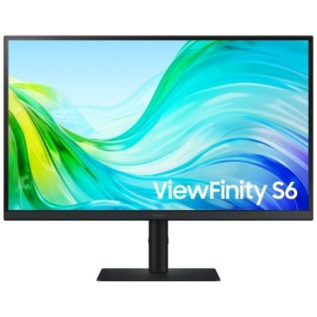 Monitor Profesional Samsung ViewFinity S6 S61F S27F610EAU 27"/ QHD/ Regulable en altura/ Negro - Imagen 1